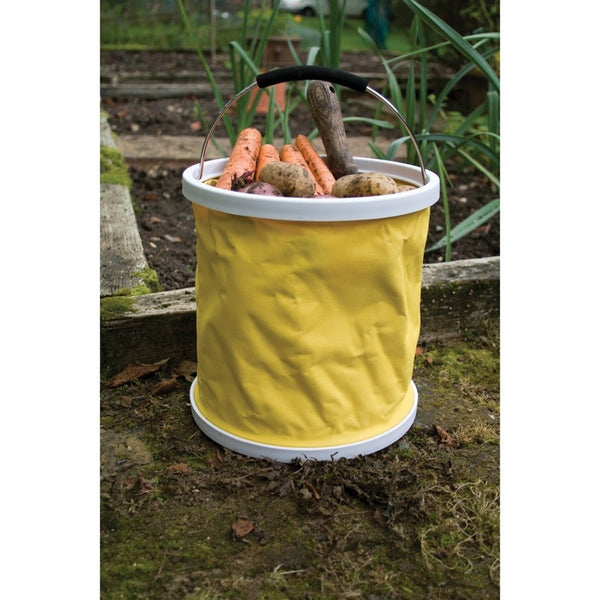 Yellow Stowaway Folding Bucket