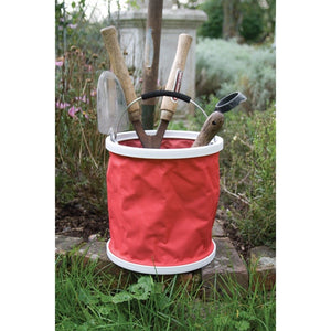 Red Stowaway Folding bucket