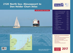 2120 North Sea - Nieuwpoort to Den Helder Chart Atlas 2017