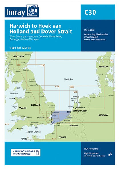 C30 Harwich to Hoek van Holland and Dover Strait